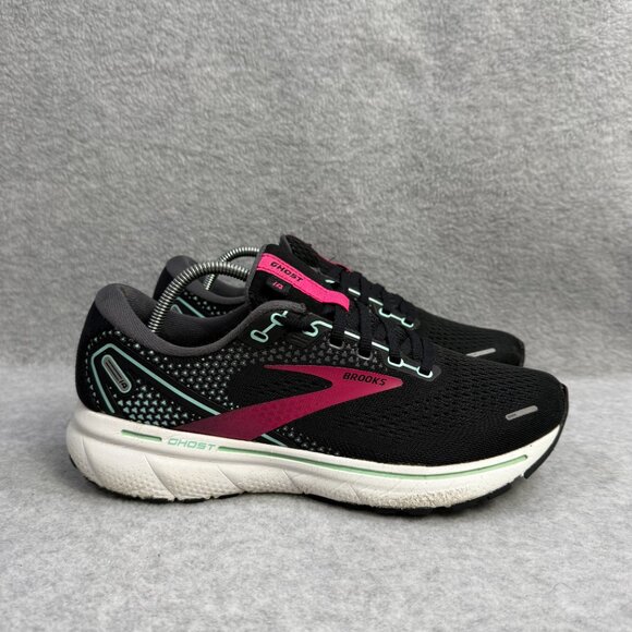 Brooks Shoes Womens Size 8.5 Ghost 14 Black Athletic Running Sneaker 1203561B013 - Picture 4 of 10